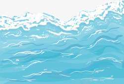 自然年轮纹理卡通湖水浪花高清图片