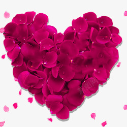 情人节心型笔刷玫瑰花高清图片