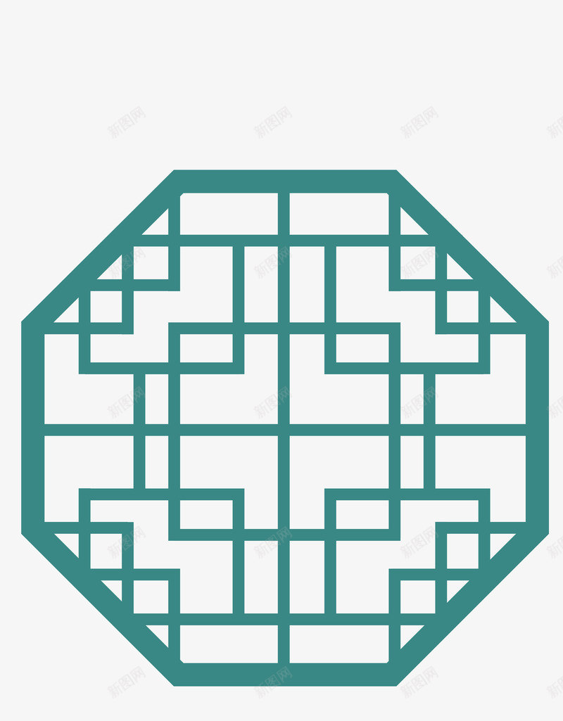 中式窗格花纹矢量图ai免抠素材_88icon https://88icon.com 中国元素 中国风 中式花纹 中式花纹矢量素材 中式风格 传统中国 花纹 镂空 门窗 雕花 矢量图