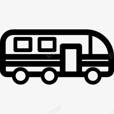 物料运输车autocaravan图标图标