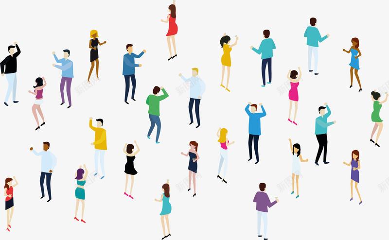 中国人口日舞动的人群png免抠素材_88icon https://88icon.com 一群人 中国人口日 统计人口 舞动的人群 舞蹈 跳舞