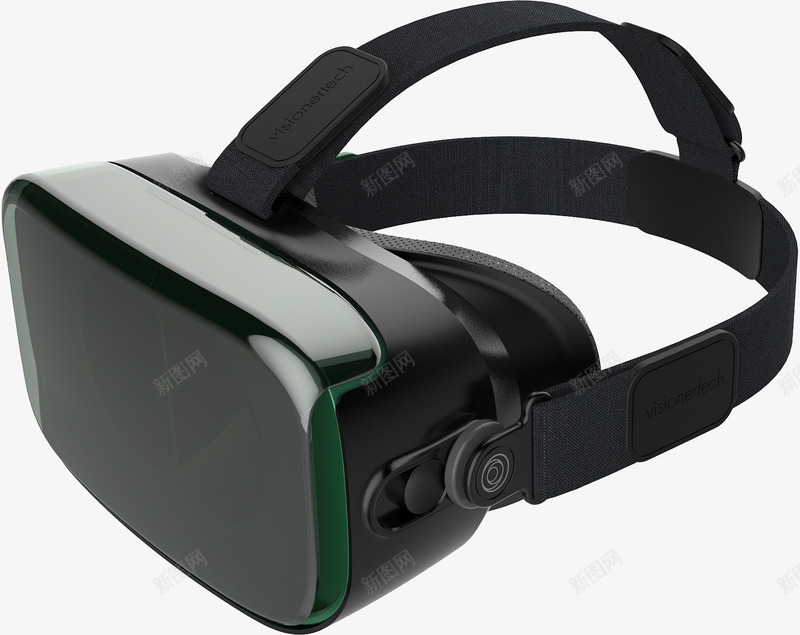 实物黑绿vr盒子png免抠素材_88icon https://88icon.com VR设备 vr头盔 vr游戏 vr盒子 vr眼镜 可穿戴设备 头戴式 深绿 虚拟现实 黑色