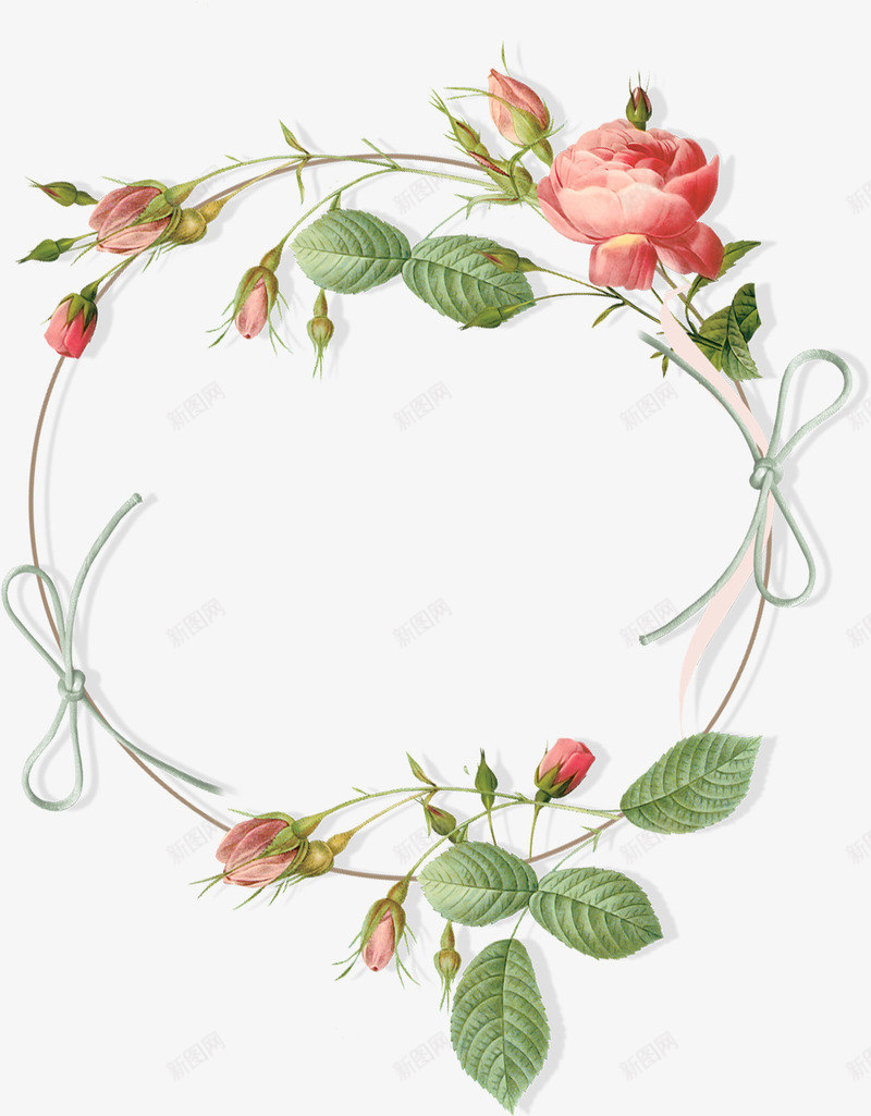 创意合成效果花卉植物花环png免抠素材_88icon https://88icon.com 创意 合成 效果 植物 花卉 花环