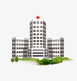 医疗医院健康主题元素医院大楼高清图片