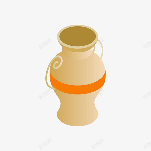 手绘双耳陶瓷罐子png免抠素材_88icon https://88icon.com 双耳陶罐 土陶 手绘 杯子 烧制 蓄水瓶 陶制品 陶器 陶瓷 黄色