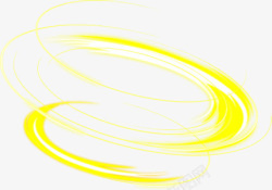 炫彩光环Q版黄色手游特效高清图片