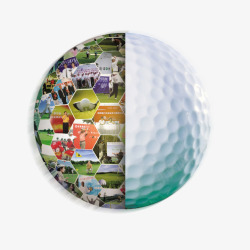 高尔夫品牌创意海报素材