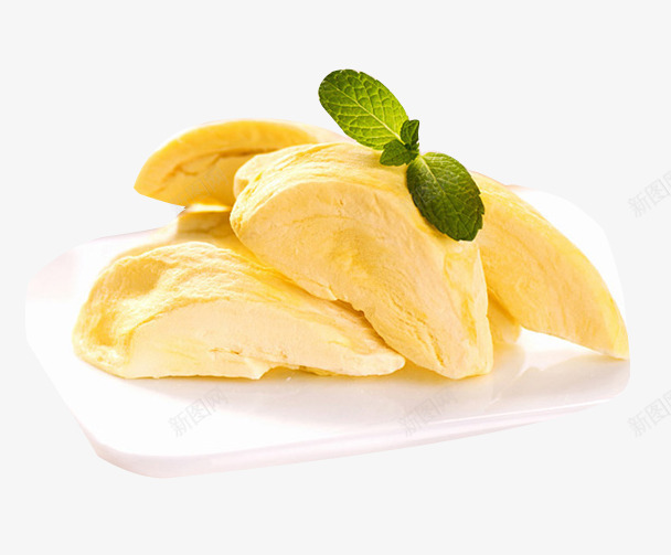 金枕头榴莲干png免抠素材_88icon https://88icon.com 实物 干果 榴莲 榴莲干 美味零食 金枕头 黄色