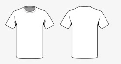 男式T恤设计稿T恤白色高清图片