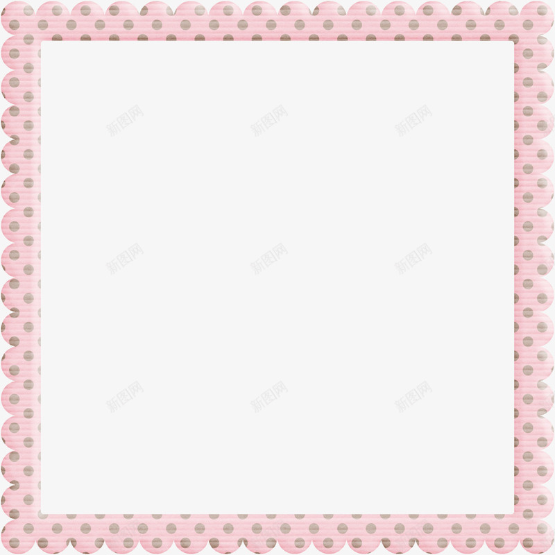 粉色花边相框png免抠素材_88icon https://88icon.com 相框 粉色相框