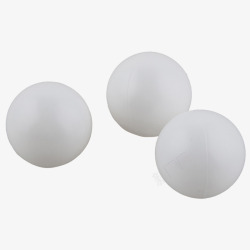 白色大图乒乓球素材