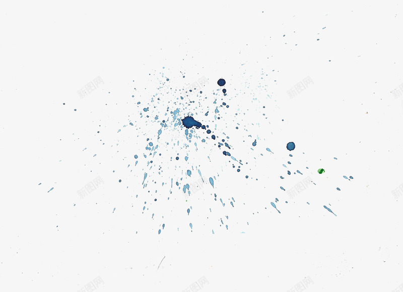 深蓝色水彩png免抠素材_88icon https://88icon.com 墨迹 水彩效果 水彩飞溅 飞溅墨迹