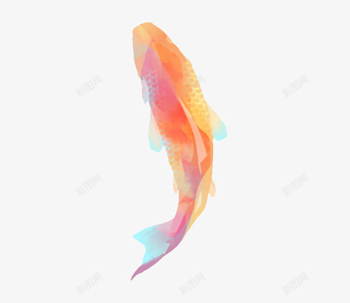 彩色锦鲤png免抠素材_88icon https://88icon.com 中国风 创意 多姿多彩 好运锦鲤 彩色水墨鱼 彩色锦鲤 文艺 标签 水墨鱼 转发锦鲤