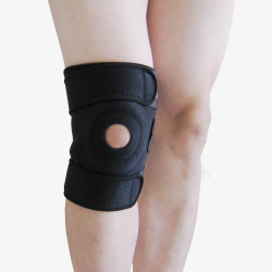 黑色膝盖护具素材