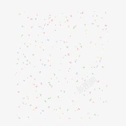 彩色浮漂碎片素材