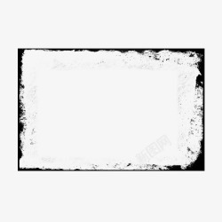 黑色简单古典中式书桌水墨边框高清图片