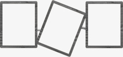 手绘相框手绘简易边框素材