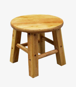 木质小圆凳素材