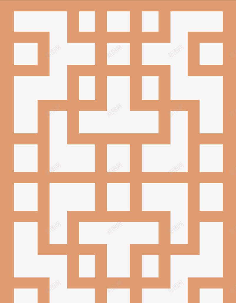 棕色中国风窗花装饰矢量图ai免抠素材_88icon https://88icon.com 中国风 棕色 窗户 窗花 纹理 花纹 装饰图案 矢量图