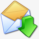 得到邮件信封消息电子邮件信iC图标图标