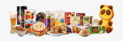 零食包装新年进口零食高清图片