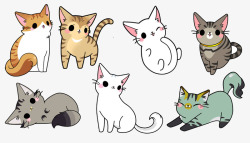 卡通动物标志猫宠物猫高清图片