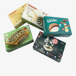 多种寿司打包盒素材