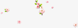 飘落的花春天里的桃花高清图片