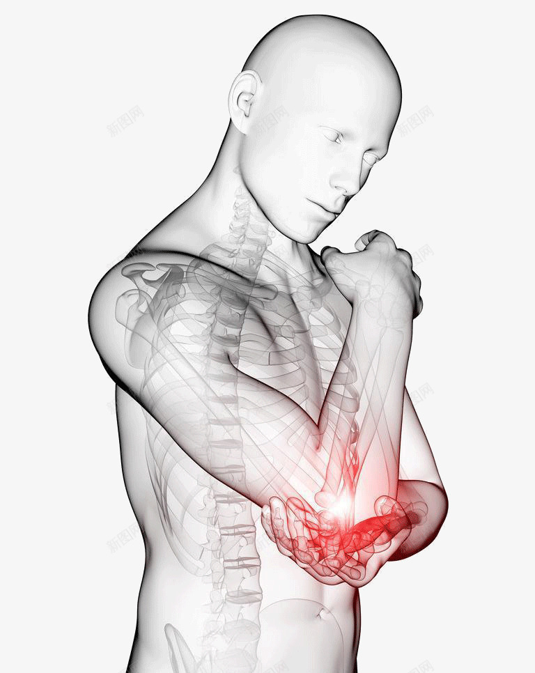 人体医疗透视图png免抠素材_88icon https://88icon.com 人体 人体轮廓图 关节 医学 医疗 手肘 男性 胳膊 身体