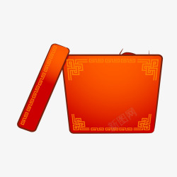 开了盖子的盒子素材