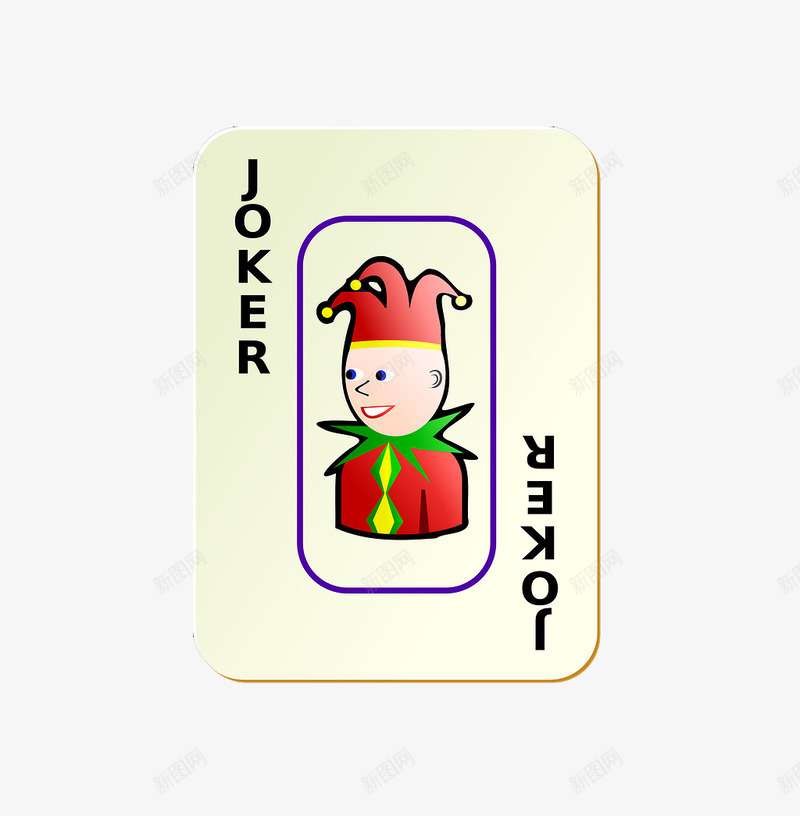 扑克牌大王png免抠素材_88icon https://88icon.com PNG素材 免抠 大王 扑克joker 扑克牌