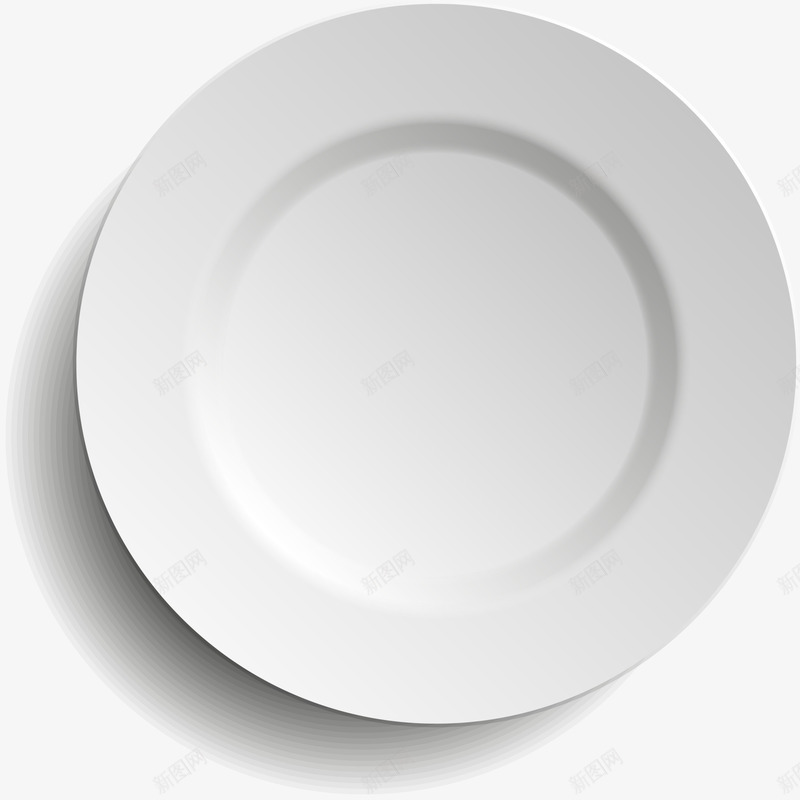 白色简约盘子png免抠素材_88icon https://88icon.com 白色 盘子 简约 装饰图案 餐具 餐饮