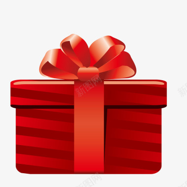 新年礼物盒子礼物盒子图标图标