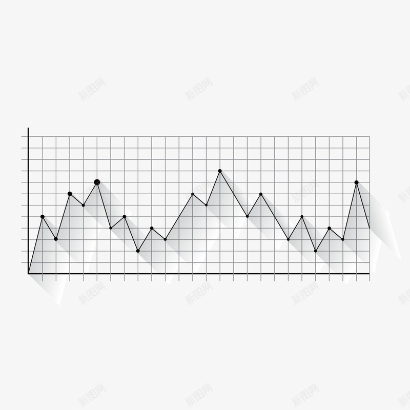 表格阴影线型坐标图矢量图ai免抠素材_88icon https://88icon.com 坐标图 线型 线型图 表格 阴影 矢量图