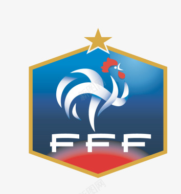 足球法国足球队矢量图图标图标