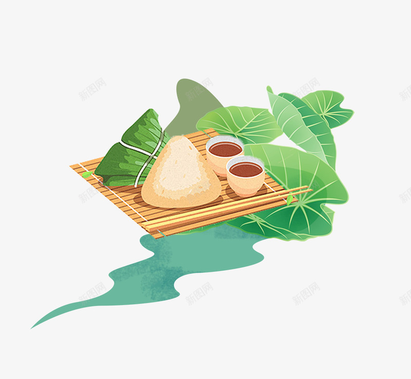 端午节浓情端午粽子主题psd免抠素材_88icon https://88icon.com 中国传统节日 中国风 浓情端午 粽子 咖啡 荷叶 屈原 端午佳节 端午粽 端午节 粽子 粽子促销 粽子插图