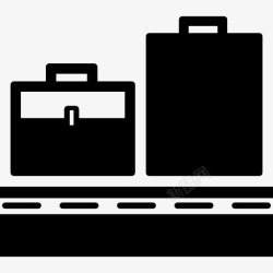 输送带行李传送带图标高清图片