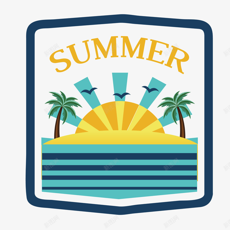 创意浪漫沙滩标签矢量图eps免抠素材_88icon https://88icon.com png免抠图 创意 卡通 圆形 度假 手绘 时尚 标签 椰子树 沙滩 海上 海星 海鸥 落日 装饰 矢量图