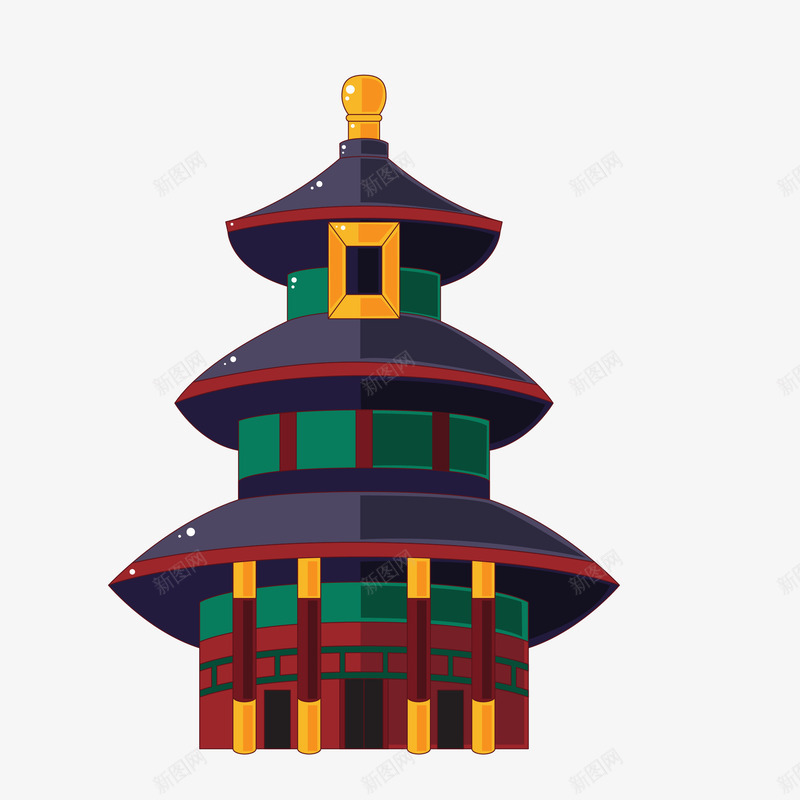 手绘名胜古迹景点矢量图eps免抠素材_88icon https://88icon.com 免抠图 卡通名胜古迹 古典 名筑 建筑 房子 手绘 景点 矢量图