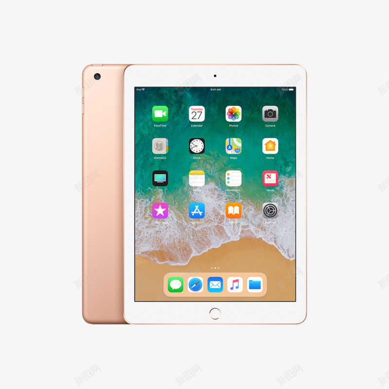 玫瑰金平板电脑97寸psd免抠素材_88icon https://88icon.com 4G 97寸 Air Apple air3 iPad iPad6代 平板电脑 玫瑰金 苹果 苹果air