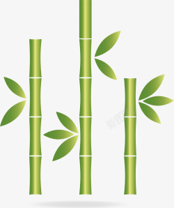 一节一节的竹子矢量图素材