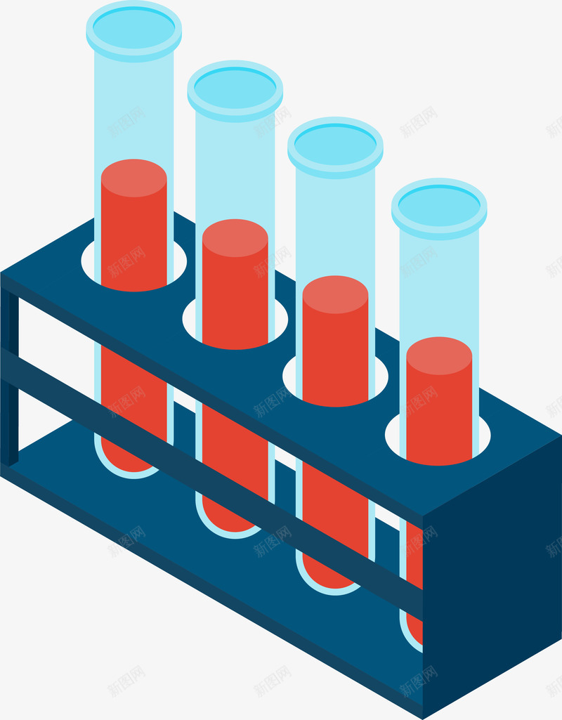 装血验血容器png免抠素材_88icon https://88icon.com 化验 医疗物品 矢量图案 立体 诊治 验血