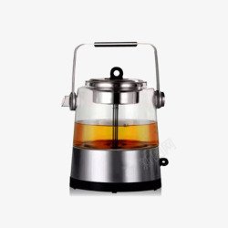 养生壶蒸茶壶煮茶器玻璃电茶壶素材