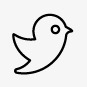 鸟社会鸣叫推特36超薄图标图标