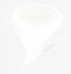 白色龙卷风白色数码科技龙卷风PSD高清图片