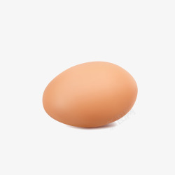 新鲜土鸡蛋一个鸡蛋高清图片