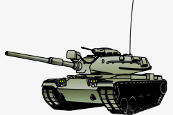 坦克游戏psd德式豹一插画素材
