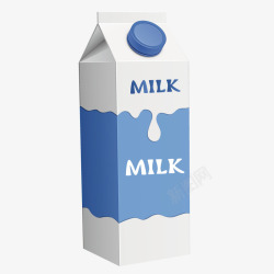 食物牛奶矢量图海报
