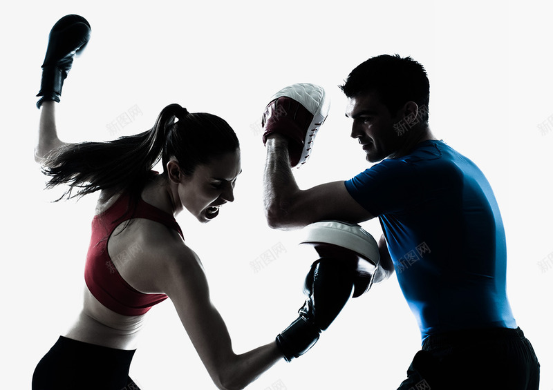 两个男女拳击运动员png免抠素材_88icon https://88icon.com 体育运动 健身运动 击拳 拳击对手素材 拳击比赛 拳击运动 比赛赛事 激情男女 运动员