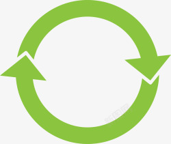 量绿色环保图标循环使用图标高清图片